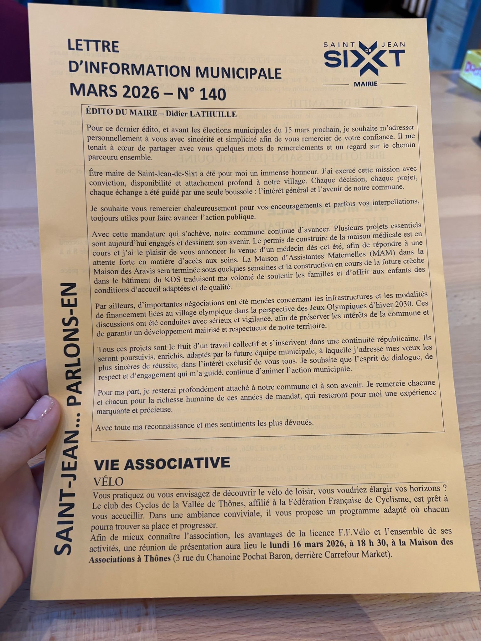 📰 Le dernier bulletin municipal vient de tomber dans nos boîtes aux lettres !